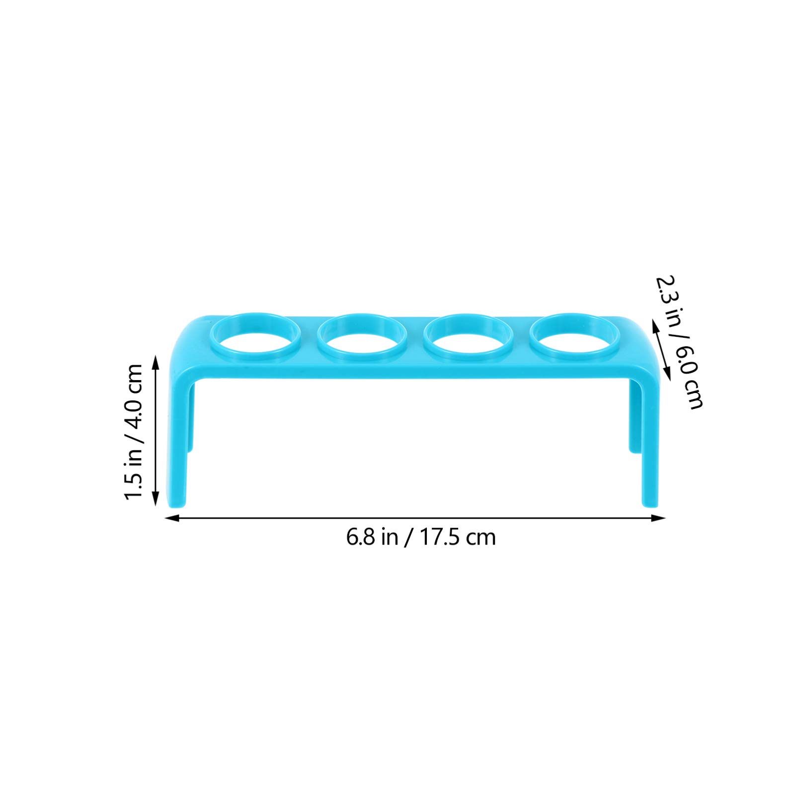 3pcs Plastic Test Tube Rack Holder - Durable Lab Tube Organizer for 10-30mm Tubes, Perfect for Science Experiments, Chemistry Labs & DIY Projects | Compact Storage Solution for Test Tubes, Vials & Small Bottles