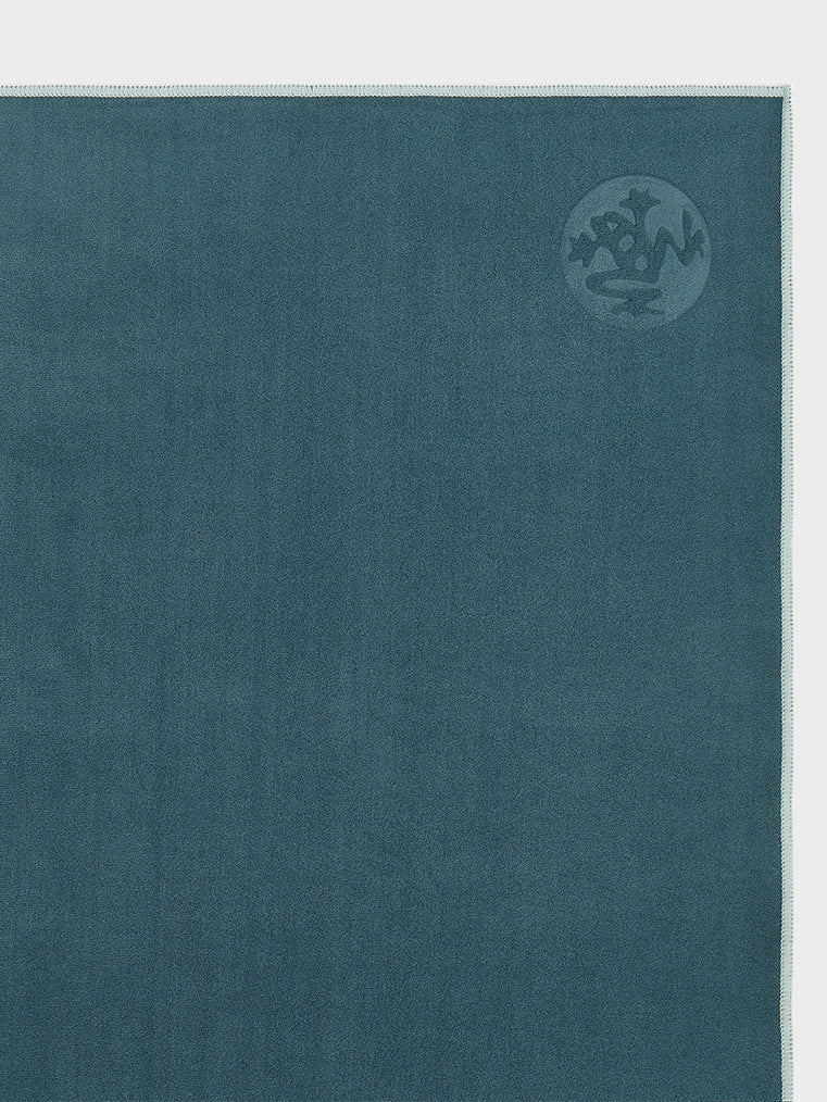 Manduka eQua Yoga Mat Towel - Non-Slip, Absorbent & Eco-Friendly for Hot Yoga, Pilates & Workouts - Perfect for Home & Studio Use