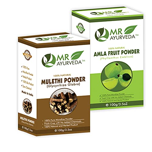 Amla Powder + Mulethi Powder