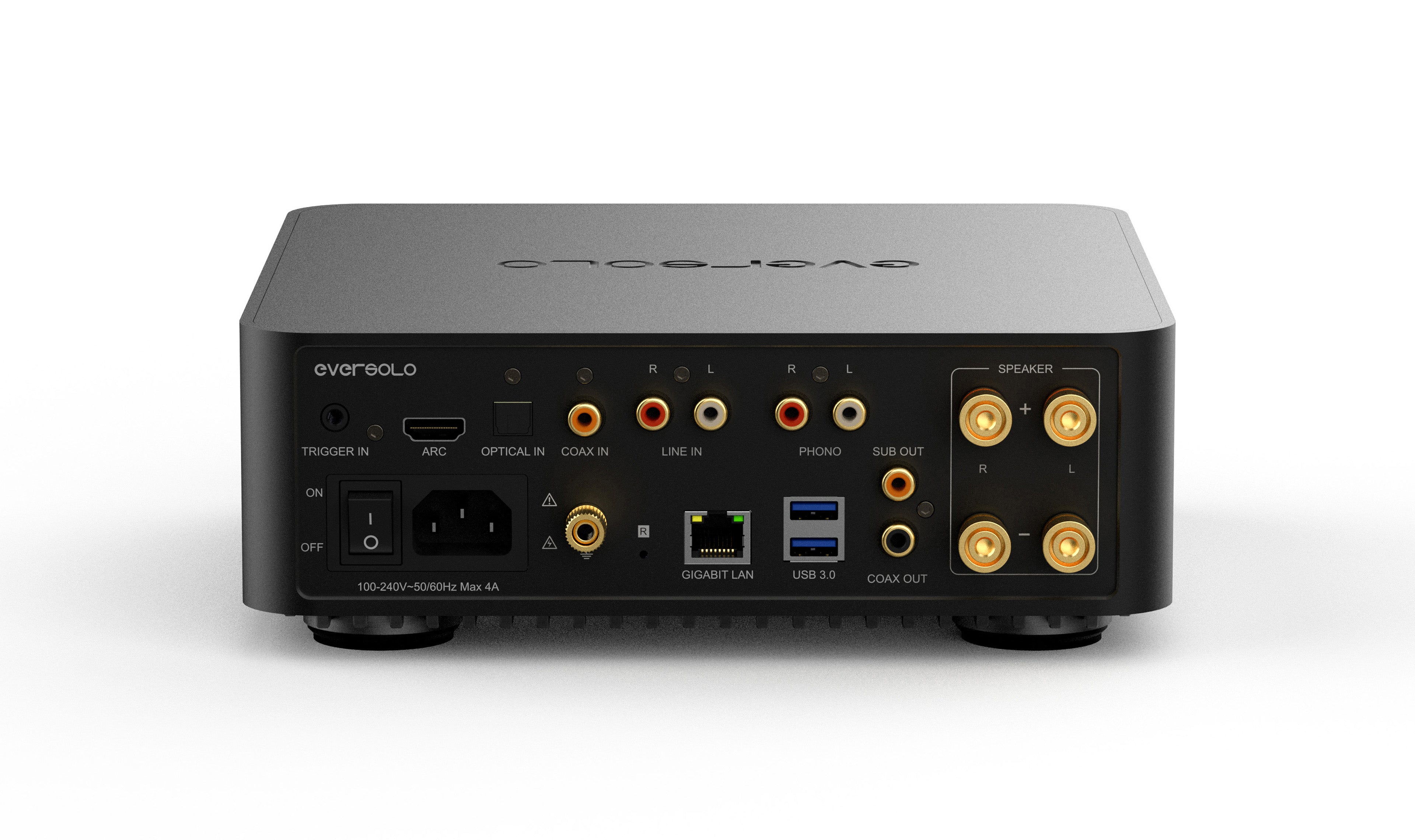 Eversolo Play Streaming Amplifier - High-Fidelity Audio Streaming Device for Home Theater & Music Enthusiasts | Perfect for Living Room, Bedroom & Office Use
