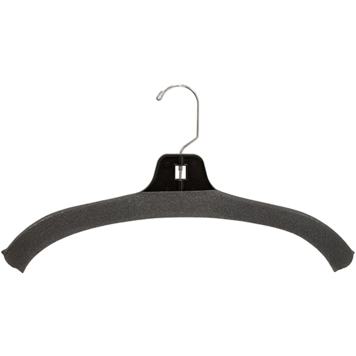 Foam Hanger Covers - Dark Gray (100 Pack) - Non-Slip Closet Organizers for Delicate Clothing Protection & Space Saving Storage