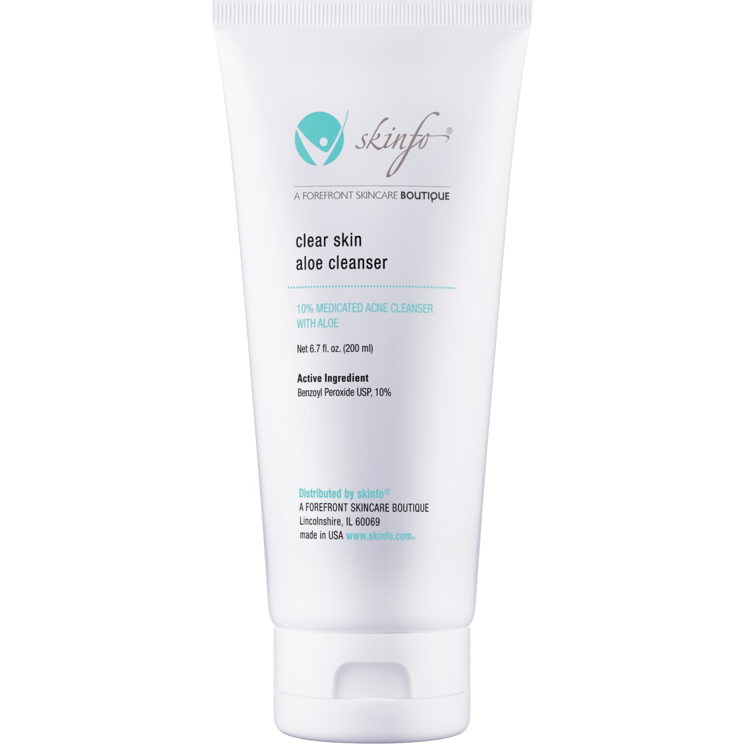 Skinfo Clear Skin Aloe Cleanser - Gentle Face Wash for Acne & Oily Skin | Soothing Aloe Vera Formula | Perfect for Daily Skincare Routine & Post-Workout Cleansing