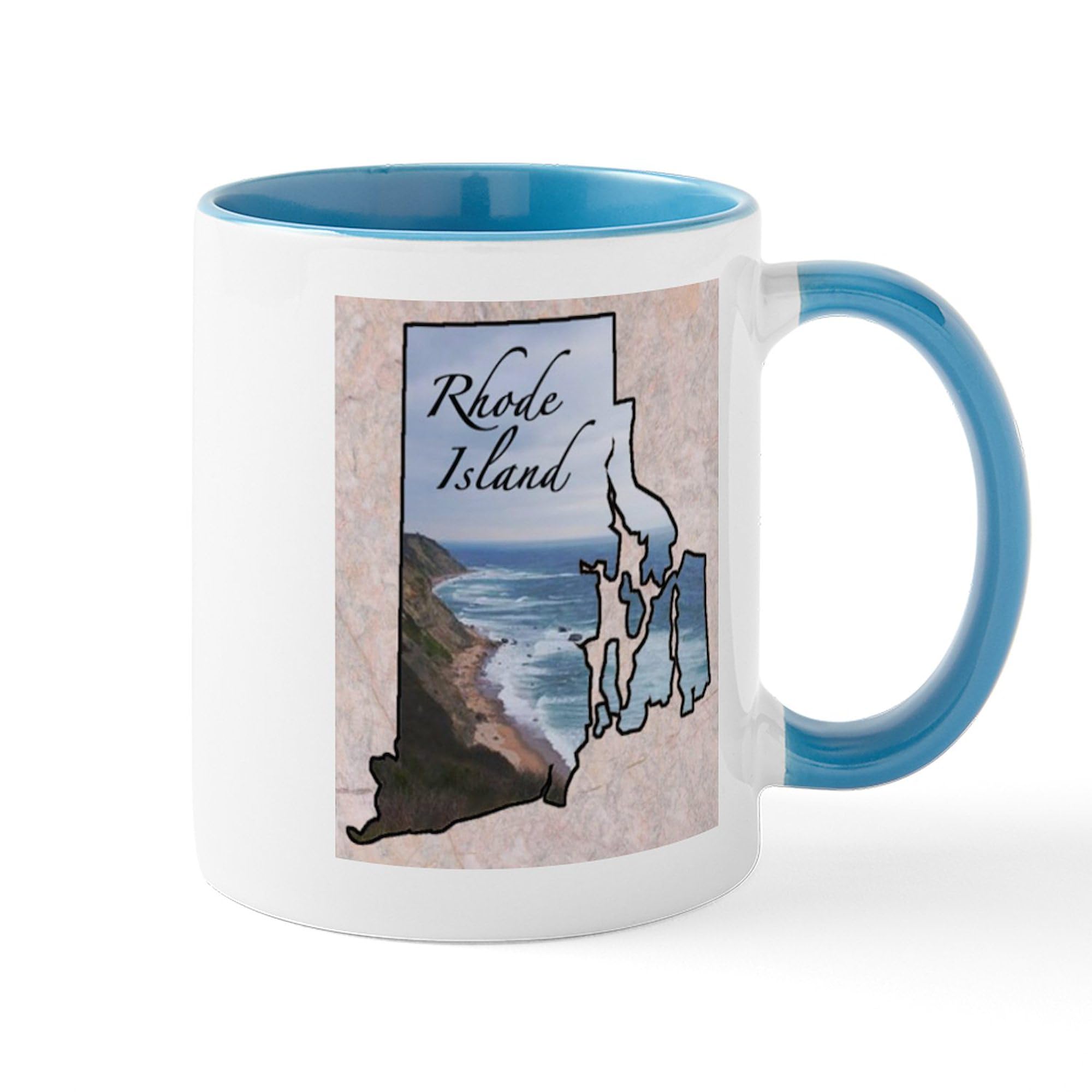 Rhode Island Ceramic Coffee Mug 11 oz (325 ml) - Perfect for Home, Office & Gifts - CafePress