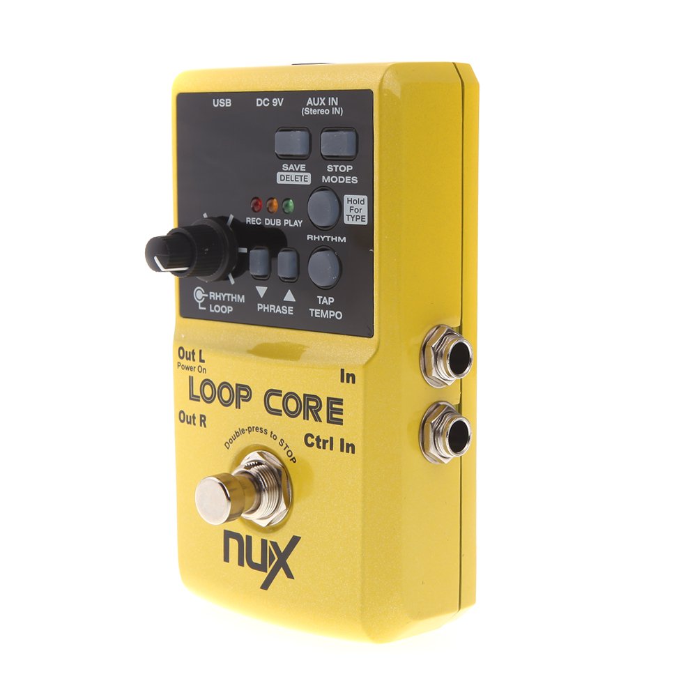 NUX Loop Core Guitar Effects Pedal for Electric Guitar - Perfect for Live Performances, Practice, and Recording Sessions
