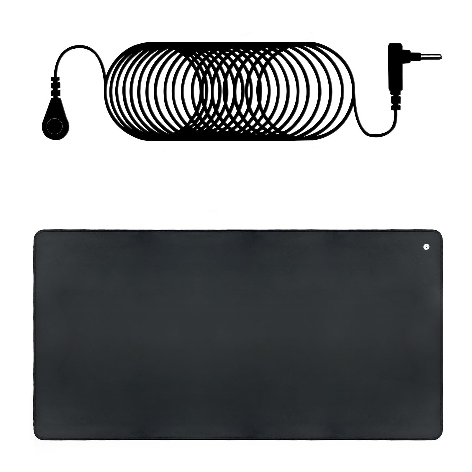 Grounding Mat 23.6x13 Inch with 15ft Cord for Computer, Sleep & Pets