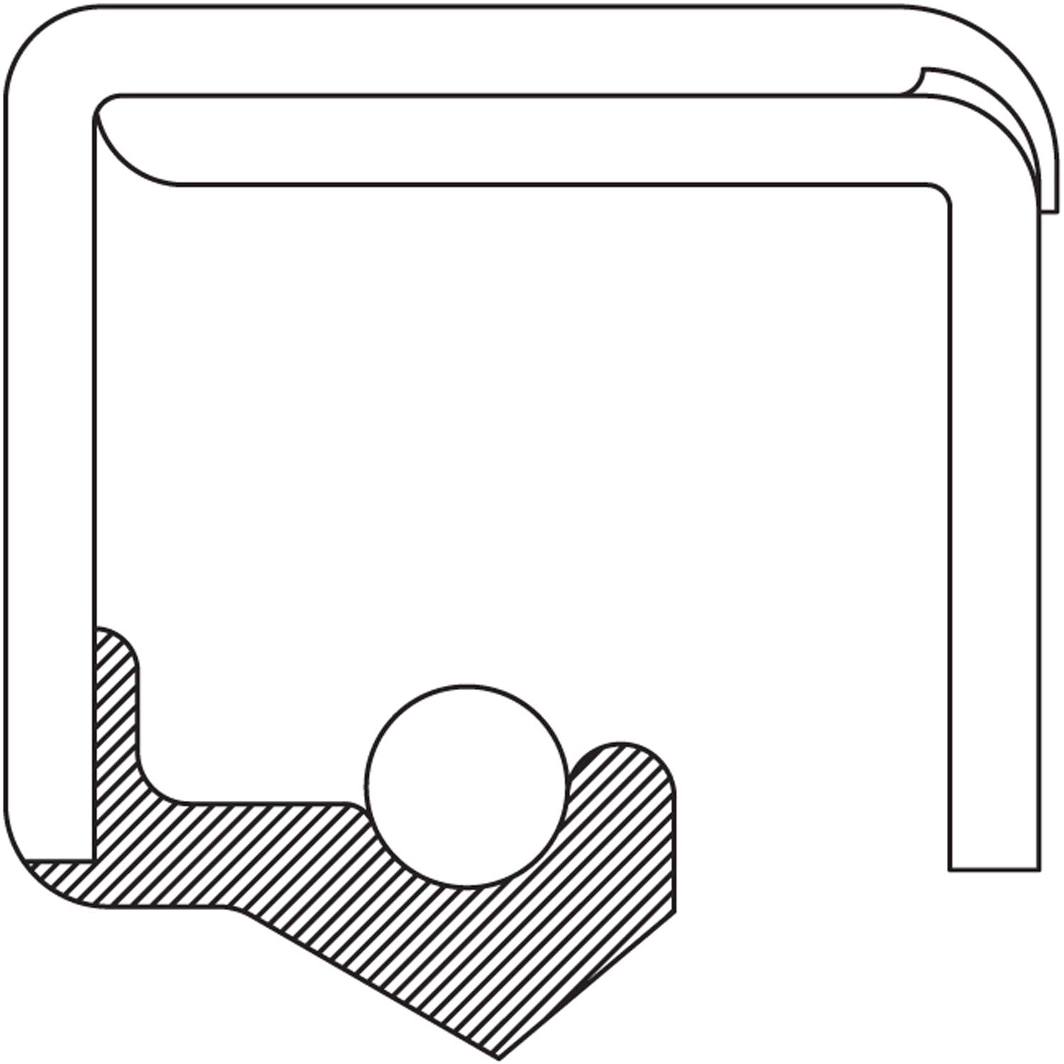 National 450133 Oil Seal - Premium Replacement Oil Seal for Automotive & Industrial Applications - Perfect for Engines, Pumps, and Machinery Maintenance