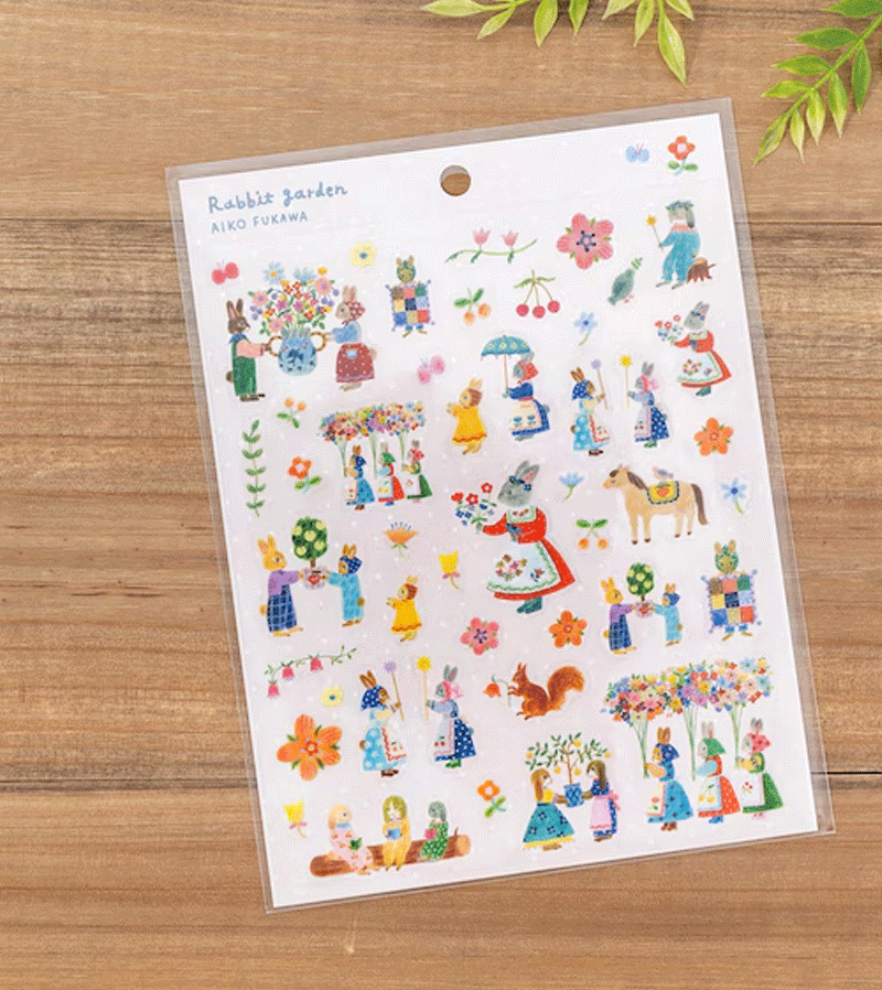 Aiko Fukawa Rabbit Stickers - Adorable Vinyl Decals for Laptops, Water Bottles & DIY Crafts - Perfect for Scrapbooking, Journals & Home Decor