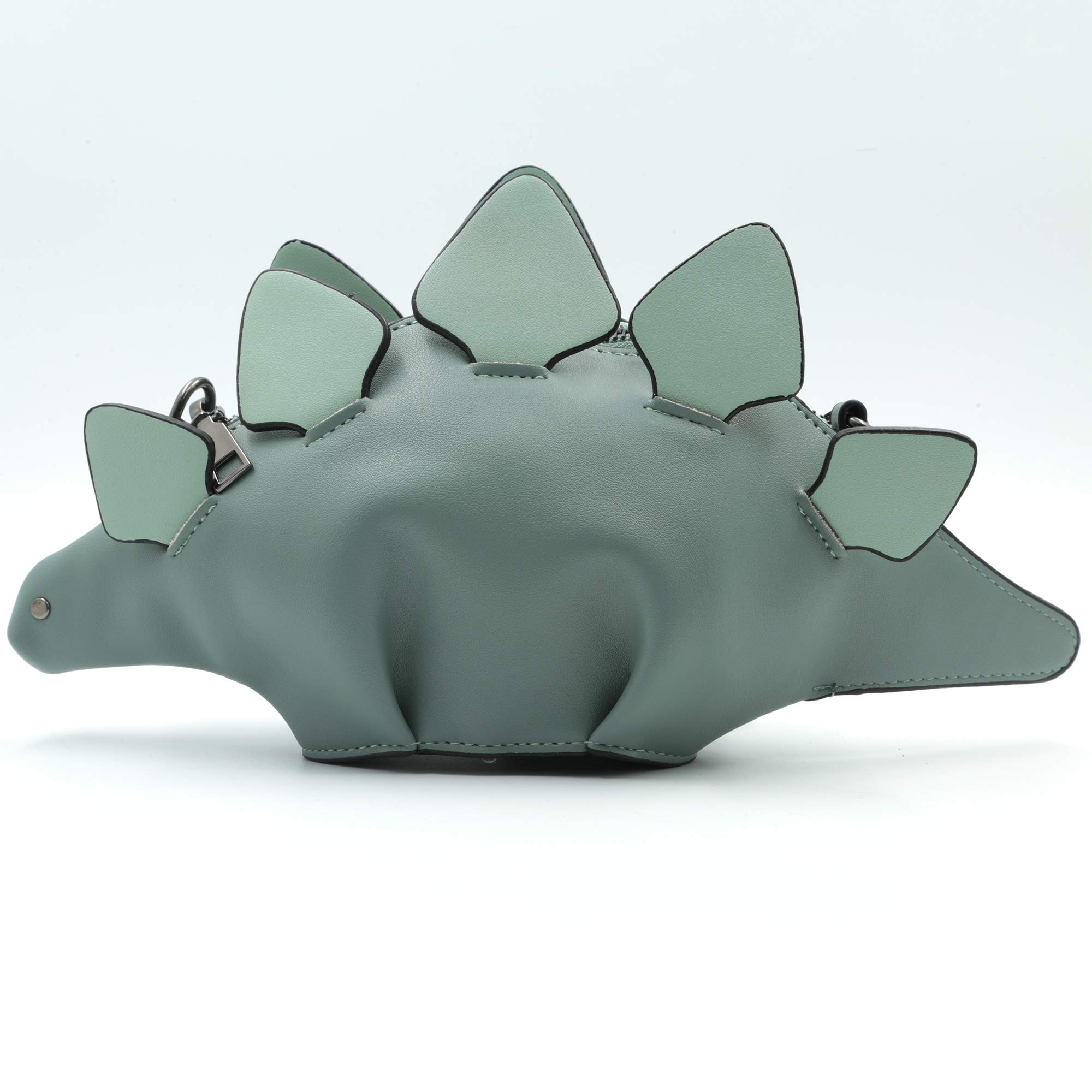 Dinosaur Shoulder Bag for Women - PU Leather Stegosaurus Crossbody Purse, Fashionable Dinosaur Themed Handbag for Girls, Teens & Women - Perfect for School, Work, Travel & Cosplay