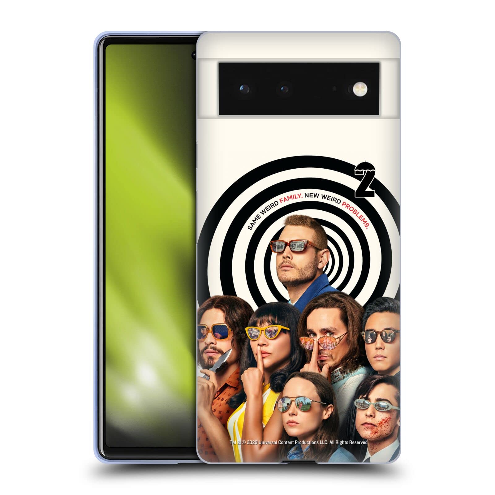 Umbrella Academy Pixel 6 Case - Officially Licensed Soft Gel Cover for Google Pixel 6 - Perfect for Fans & Daily Use