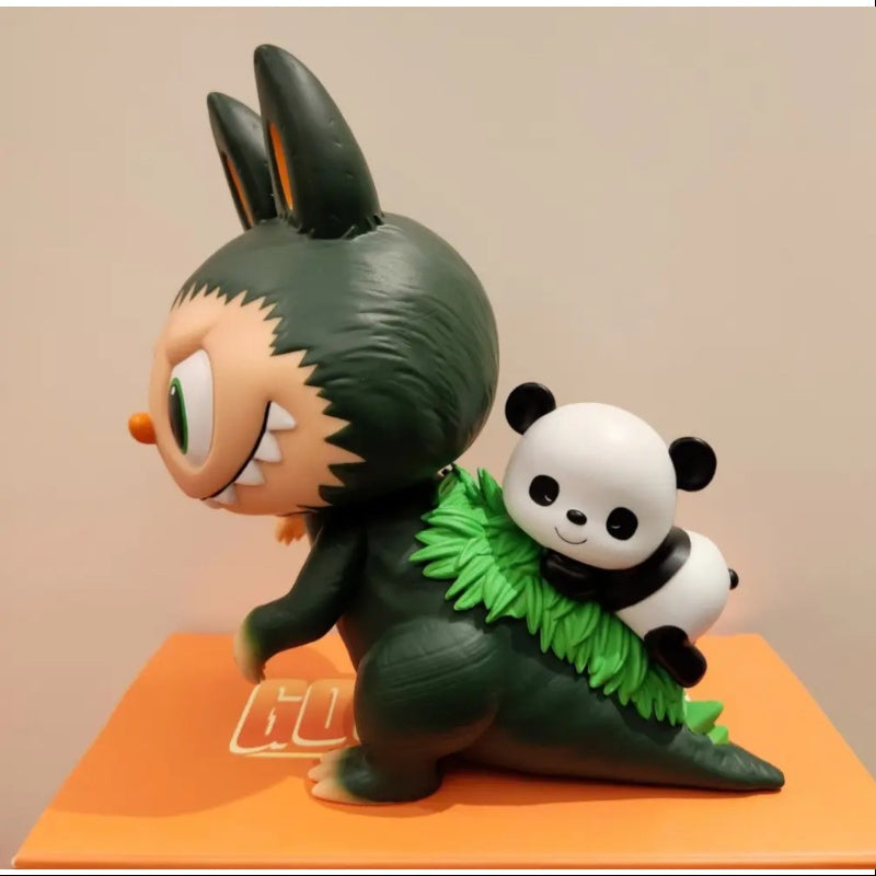 Labubu The Monsters Gojimomo Panda 2020 Limited Edition Collectible Figure - Cute Kawaii Art Toy for Display, Gifts & Anime Collections