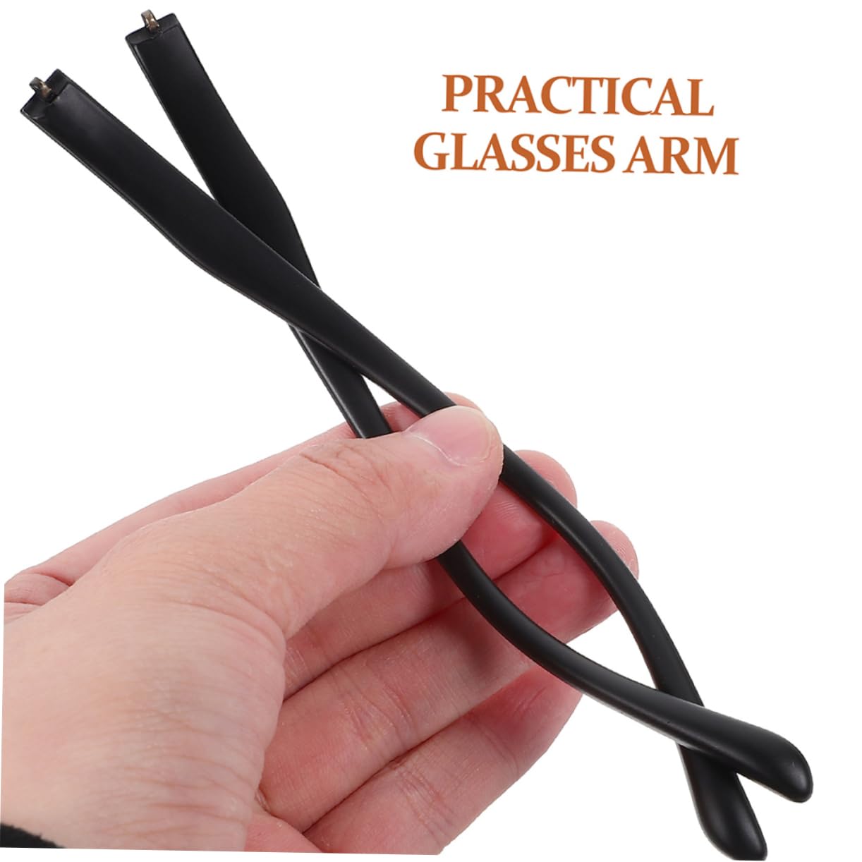 KOMBIUDA 2 Pairs Universal Glasses Repair Kit - Glasses Temple Replacement Arms & Legs for Eyeglasses & Sunglasses | Perfect for Broken Frame Repair at Home, Office, or Travel