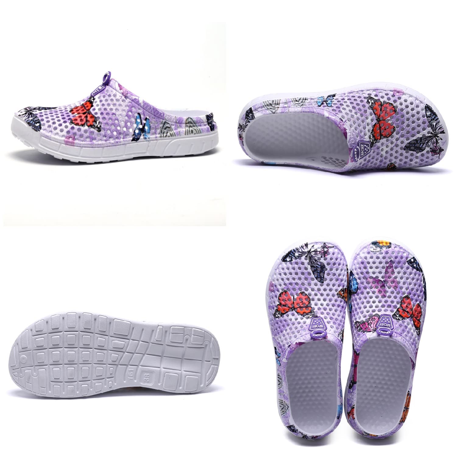 **Women's Garden Clogs - Breathable Water Shoes for Beach, Bathing, Walking & Travel - Comfortable Non-Slip Slippers for Home, Pool & Outdoor Activities**