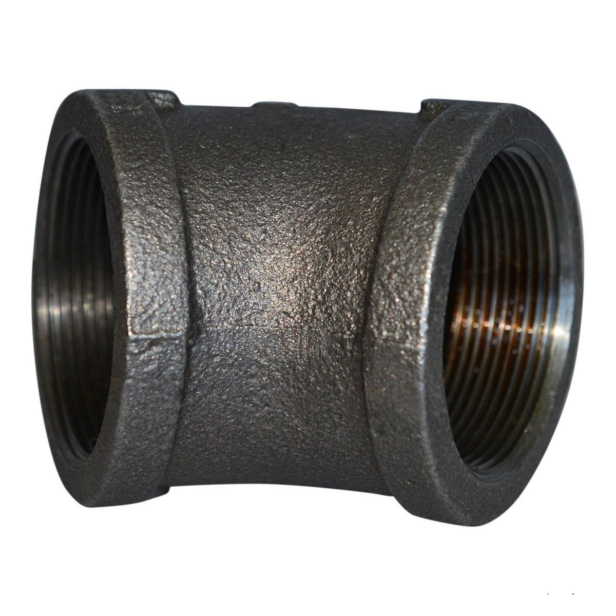 45 Degree Street Elbow Fitting - 1/2 Inch NPT Threaded Malleable Iron Pipe Connector for Plumbing, HVAC, and Gas Lines - Perfect for Home Repairs and Industrial Applications