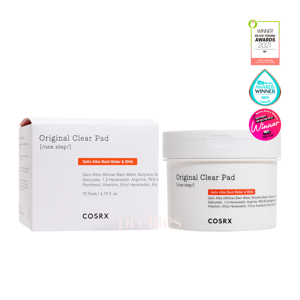COSRX One Step Original Clear Pad 70 Count - Korean Exfoliating Pads for Acne & Blackheads - Daily Skincare Treatment for Clear, Smooth Face - Perfect for Travel & On-the-Go Use