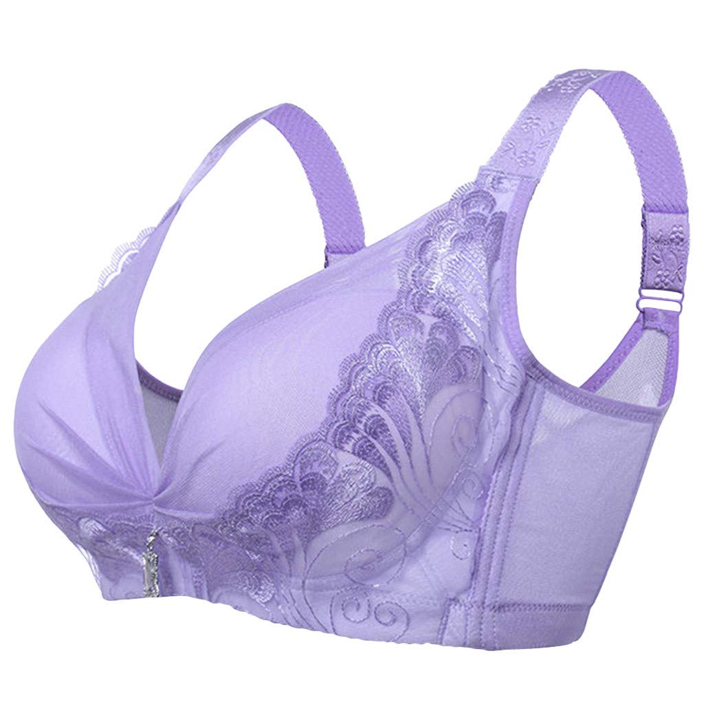 Sexy Deep Plunge Wireless Soft Lightly Lined Fibroin Bra for Women - Plus Size Green Lingerie | Comfortable Everyday Wear & Special Occasions