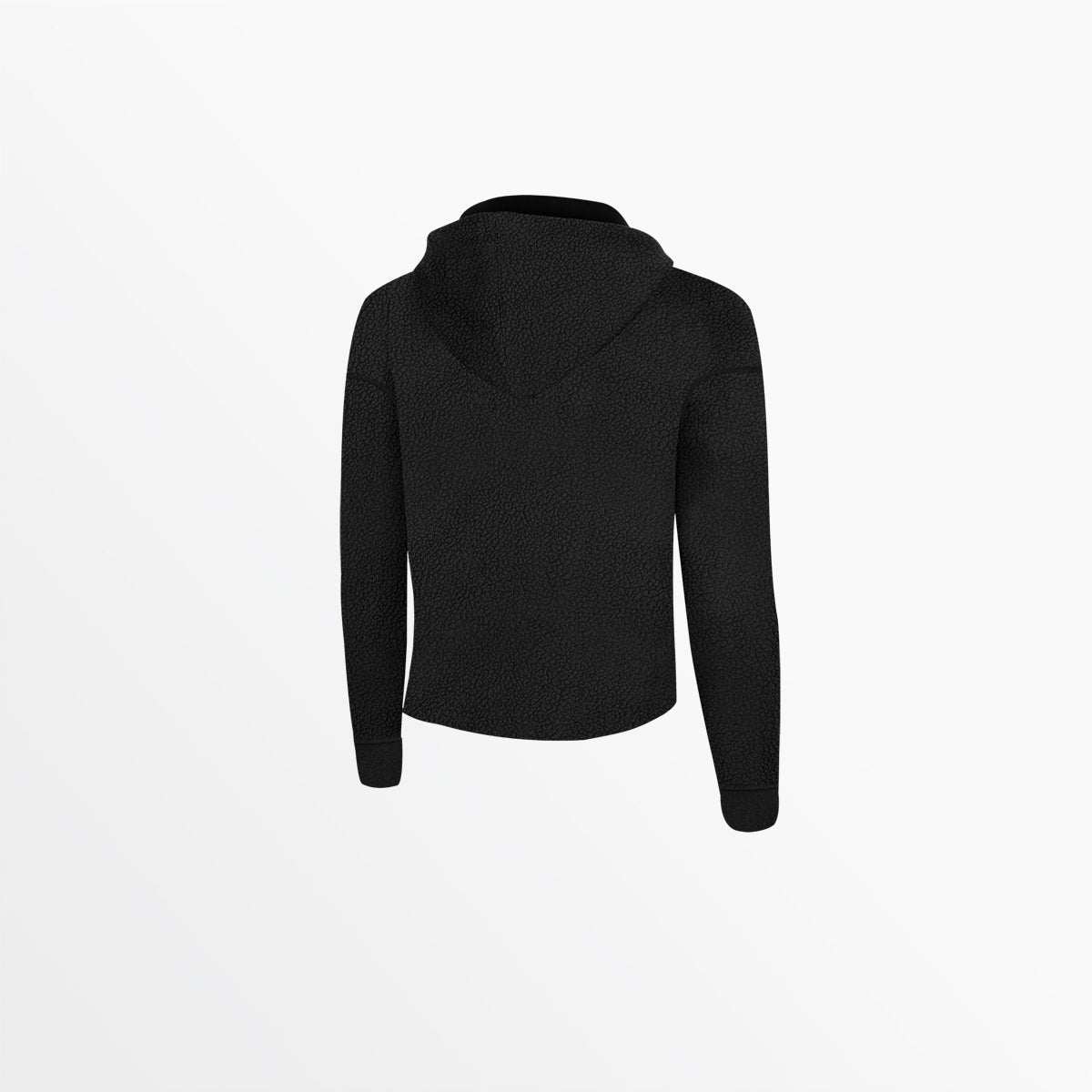 Women's Sherpa Cropped Pullover Hoodie - Soft Fleece Winter Sweatshirt for Casual Wear & Outdoor Activities