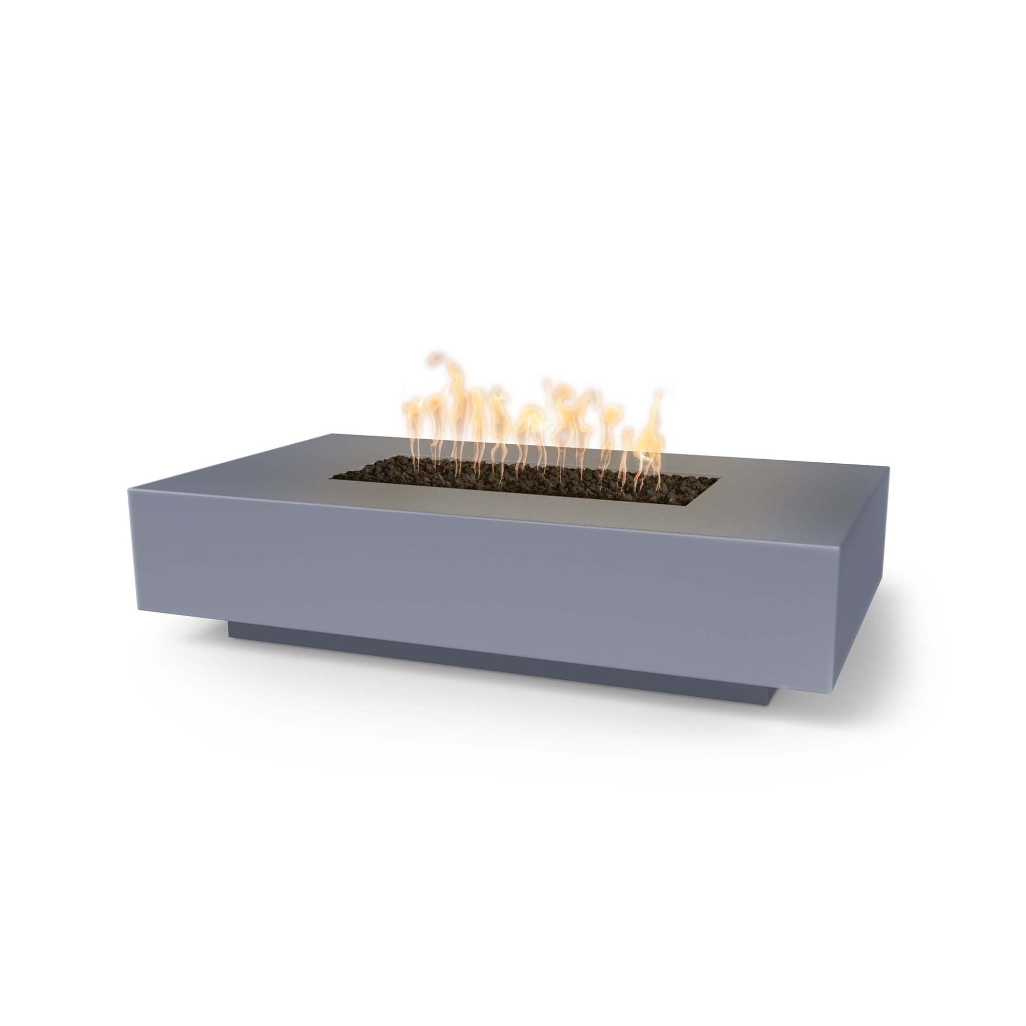 Premium GFRC Concrete Outdoor Fire Pit - Modern Linear Design for Patio, Backyard & Garden - Durable & Weather-Resistant for Year-Round Use