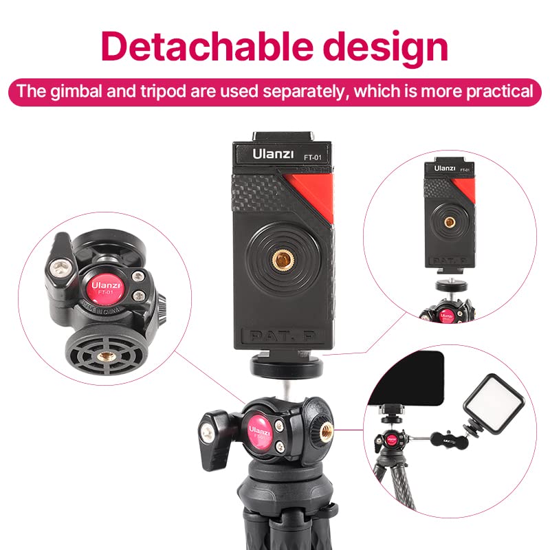 ULANZI Smartphone Video Rig with Handles & FT-01 Tripod - Professional Phone Mount for Vlogging, YouTube, TikTok & Live Streaming