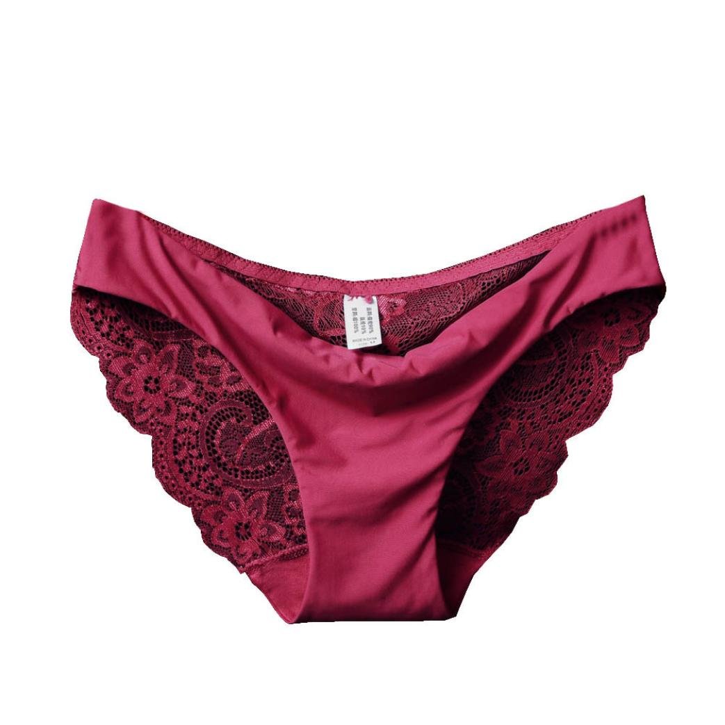 iLH Women's Seamless Hipster Underwear - Hollow Thongs Low Waist Panties with Lace Trim, Invisible Briefs & Stretch Bikini Underwear for Everyday Comfort & Sexy Look | Perfect for Work, Date Night & Lounge Wear