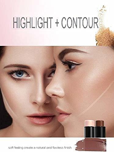 SIRF TUM 7-in-1 Highlighter & Contour Stick Cream + Cherry Lip Balm Set - Natural Lip Care for Women & Girls | Perfect for Everyday Makeup & On-The-Go Touch Ups