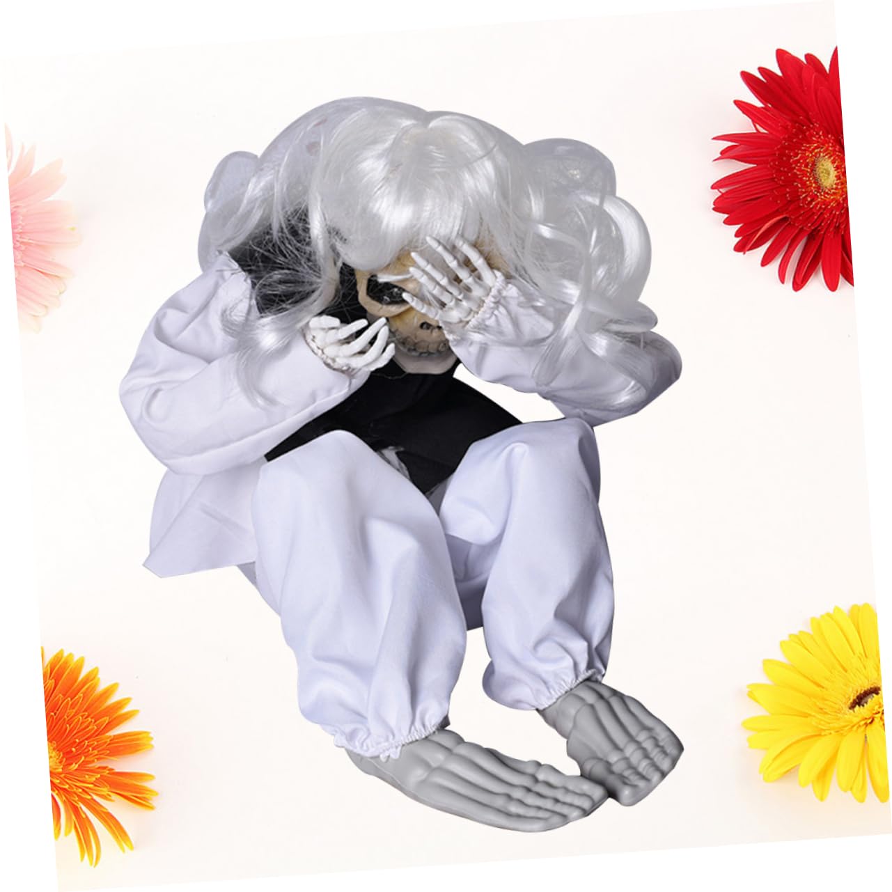 Scary Ghost Doll Toy for Halloween Decor & Party Props - Crying Girl Ghost