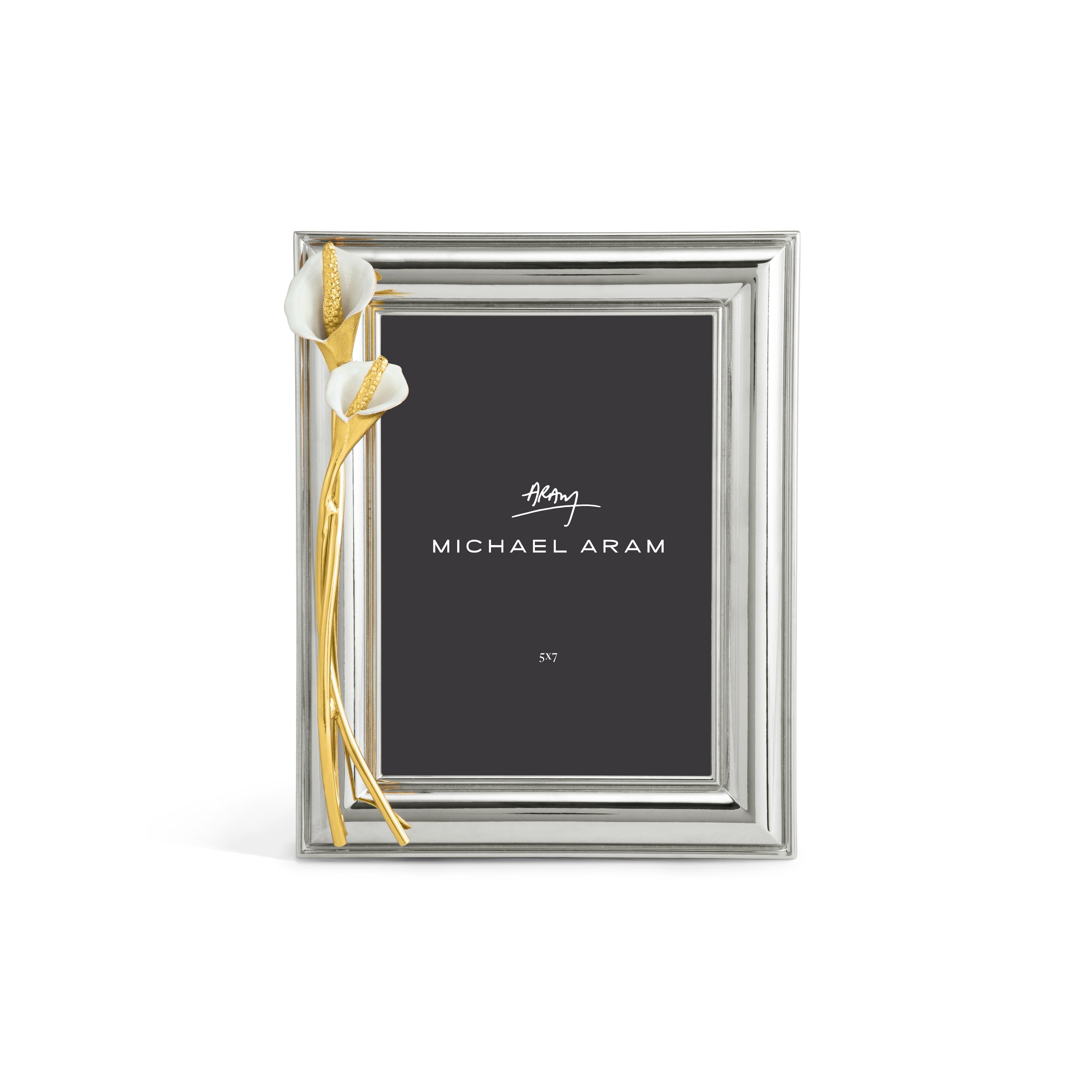 Elegant Calla Lily Picture Frame - Perfect for Wedding, Anniversary & Home Decor - Wall Mount or Tabletop Display