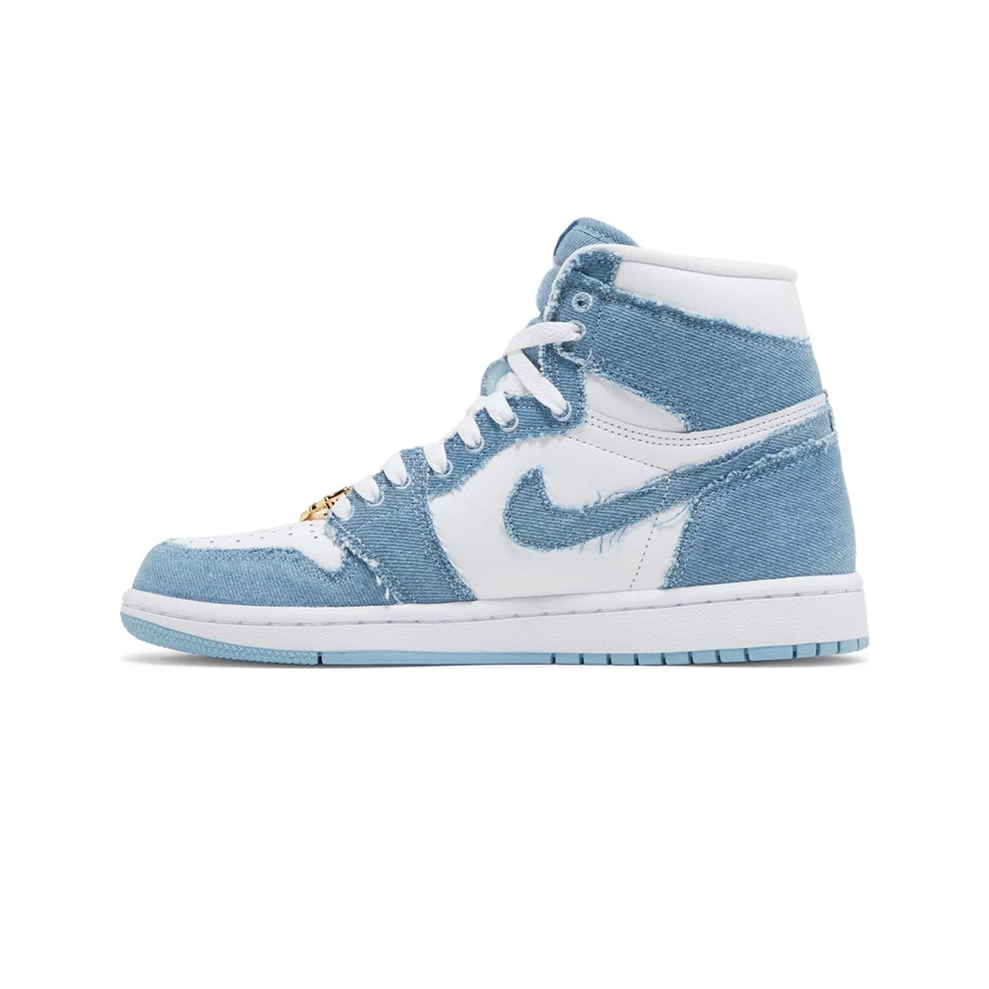 Air Jordan 1 Retro High OG 'Denim' Women's Sneakers (2022) - Classic Basketball Shoes for Streetwear & Casual Fashion
