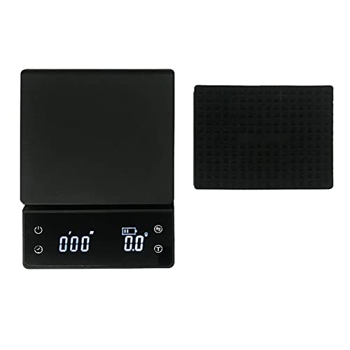BALAX Digital Coffee Scale with Timer - 0.1g Precision, 3kg Capacity, Rechargeable Battery - Perfect for Pour Over Coffee, Espresso, Baking & Cooking Measurements