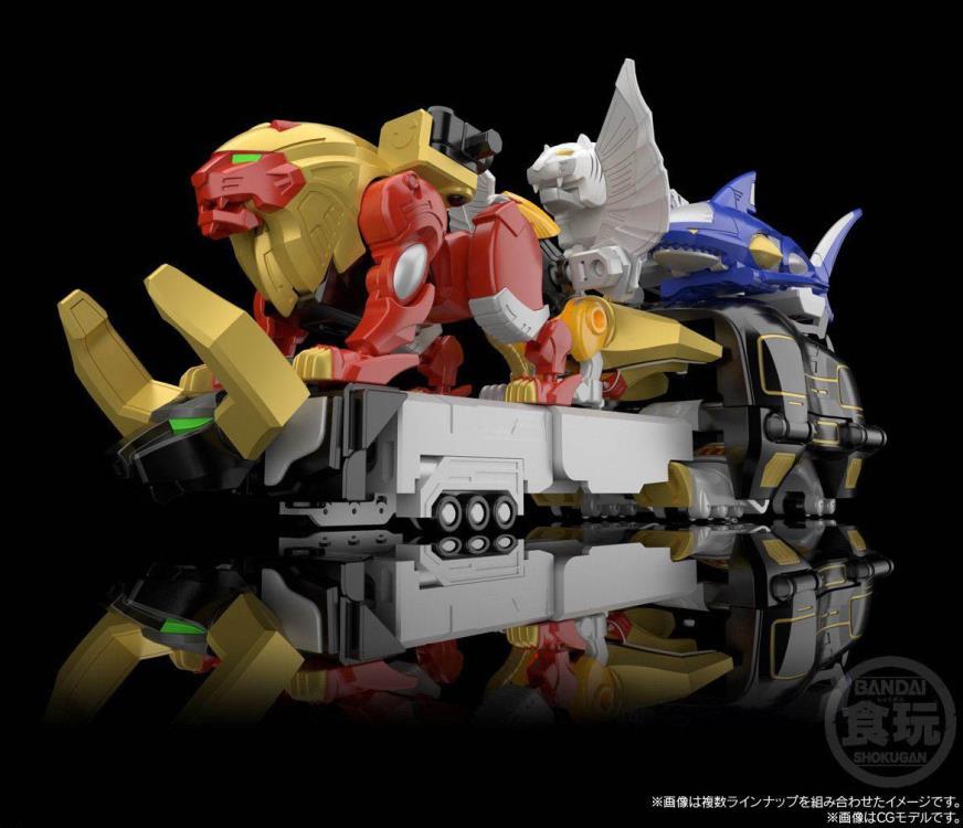 Bandai Shokugan Modeling Project SMP Hyakuju Sentai Gaoranger GaoKing Model Kit Set – Build & Display Your Own Super Sentai Robot for Collectors & Fans