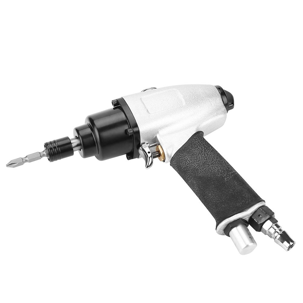 Air Screwdriver - Reversible & Adjustable Speed with Double Hammer Strike Structure | Industrial & DIY Fastening Tool for Light Industry, Automotive, and Home Repair