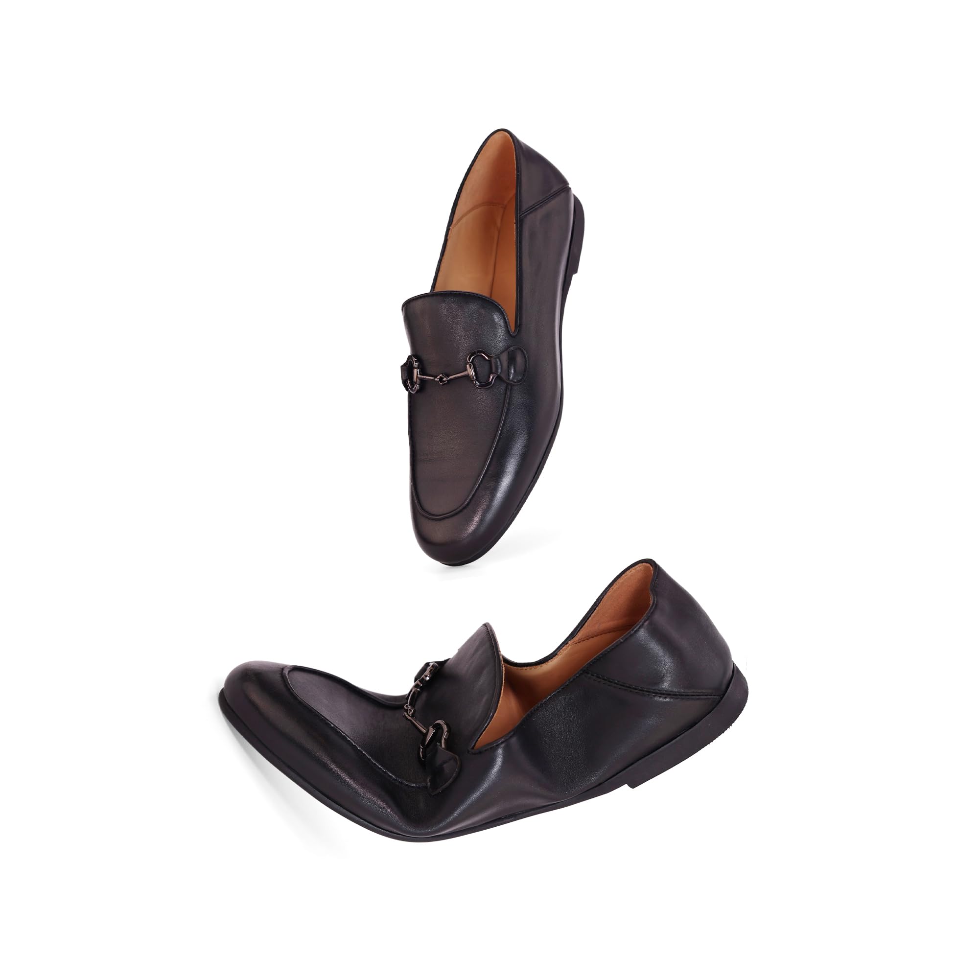 Women's Leather Loafers - Casual Slip-On Ballet Flats for Ladies | Soft & Comfortable Fashion Shoes | Perfect for Office, Travel & Everyday Wear