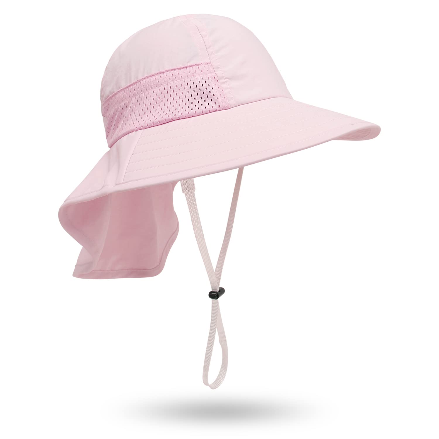 UPF 50+ Baby Sun Hat with Wide Brim for Toddlers 0-6 Years - Boys & Girls Beach Hat for Sun Protection - Perfect for Outdoor Play, Swimming, and Summer Vacations