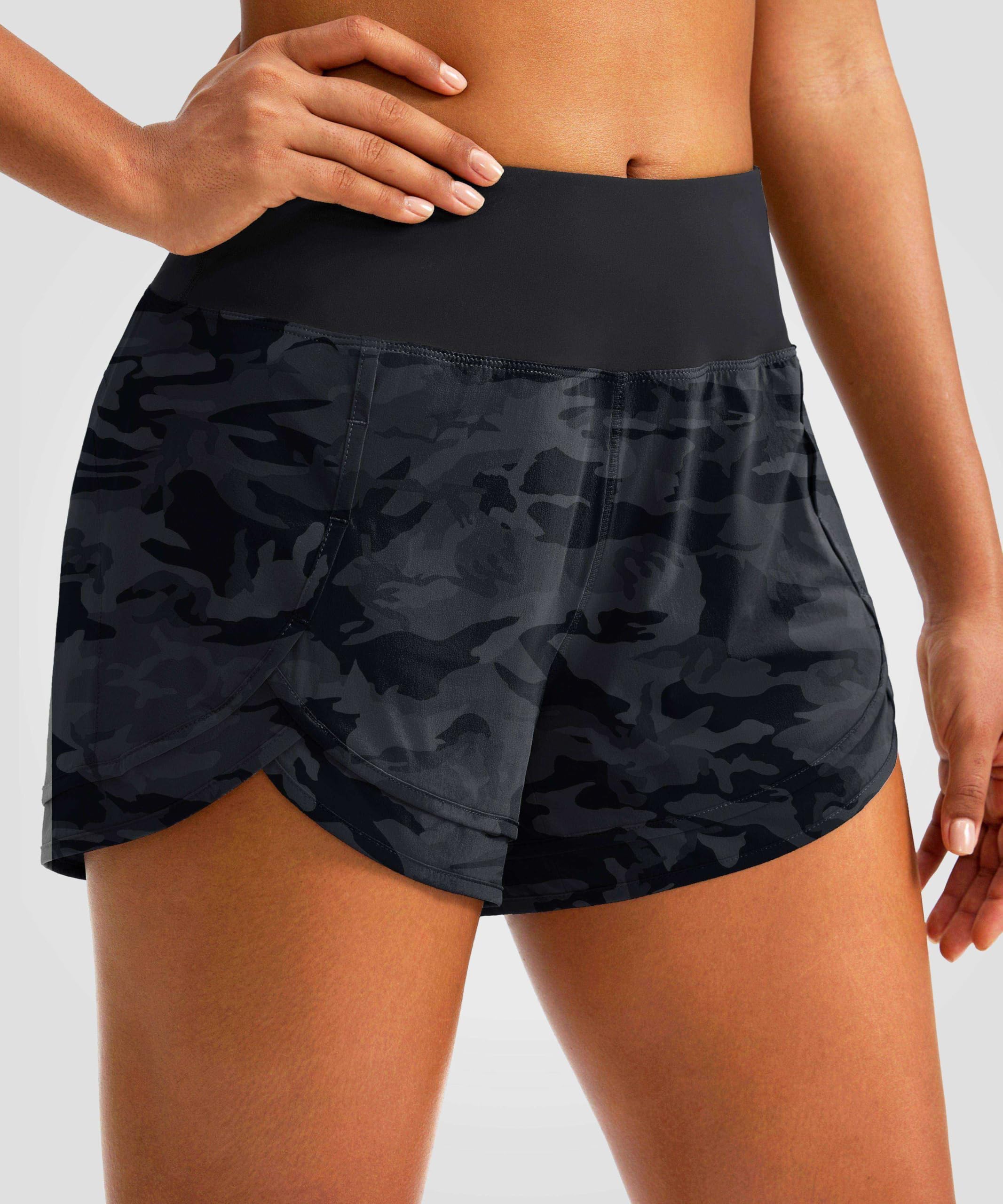 High Waisted Women's Running Shorts 3
