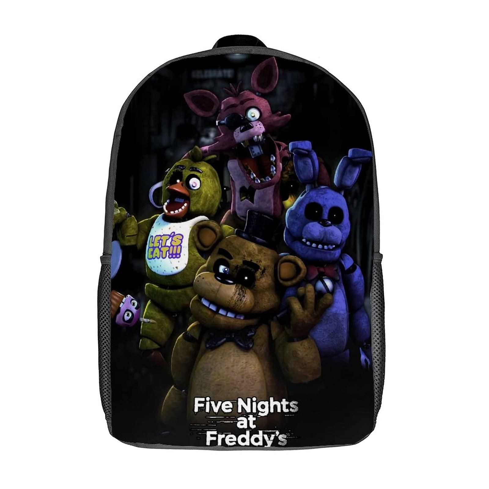 17 Inch Horror Video Game Themed Backpack for Women & Men - Durable Travel Laptop Bookbag for College, School & Daily Use - Perfect for Gamers, Students & Commuters