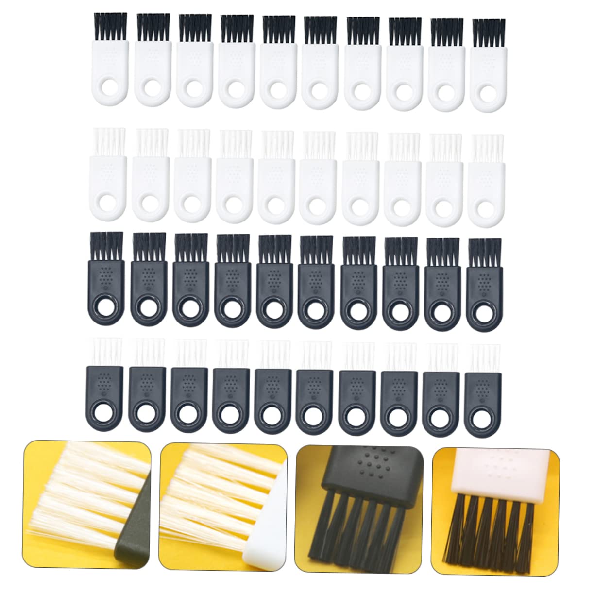 40pcs Hair Clipper Cleaning Brush Kit - Mini Electric Razor & Shaver Cleaner, Keyboard & PC Dust Brush - Perfect for Grooming, Electronics & Home Cleaning