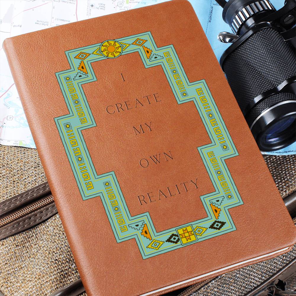 Southwestern Vegan Leather Journal - Handmade Leather Notebook for Writing, Sketching & Journaling - Perfect Gift for Writers, Artists & Dreamers - Use for Daily Reflection, Creative Projects & Personal Growth