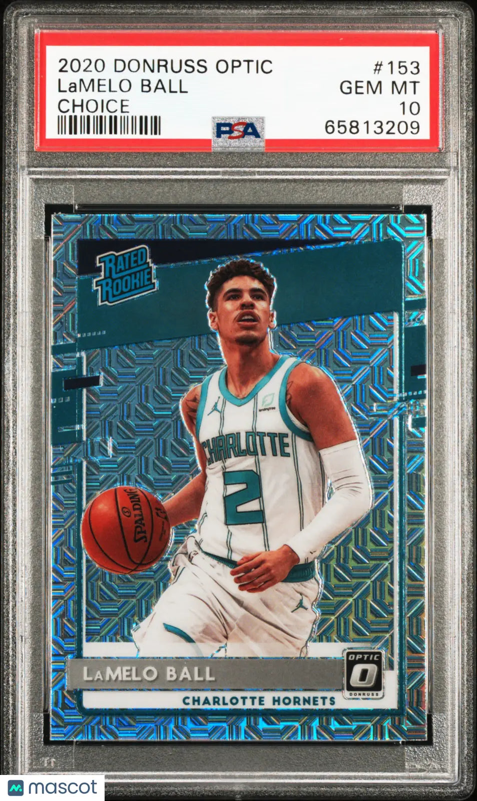 2020 Panini Donruss Optic Choice LaMelo Ball Rated Rookie PSA 10 #153 Basketball Card - Perfect for Collectors, Investors & Sports Fans
