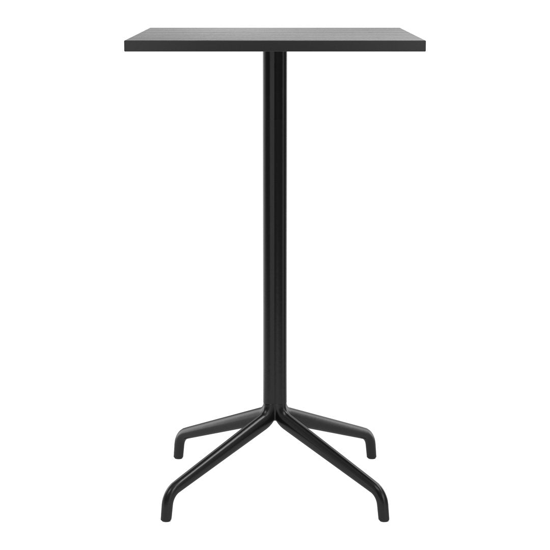 Modern Harbour Column Bar Table - Rectangular Design with Star Base - Perfect for Home Bars, Restaurants & Outdoor Patios