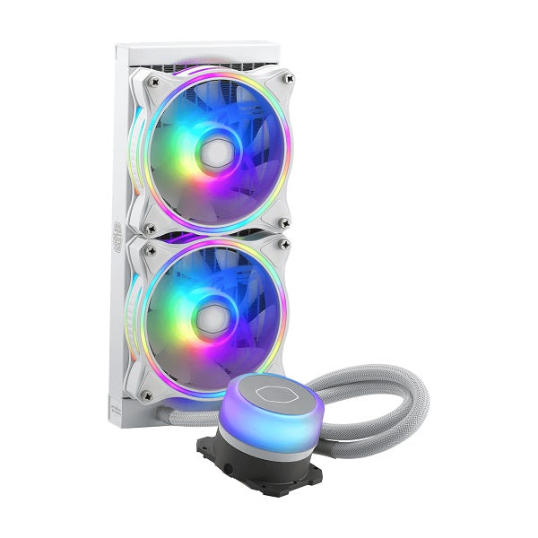 MasterLiquid ML240 Illusion ARGB Gen 2 240mm AIO Liquid CPU Cooler - High Performance Cooling for Gaming PCs & Workstations - Perfect for Overclocking, Streaming & Content Creation