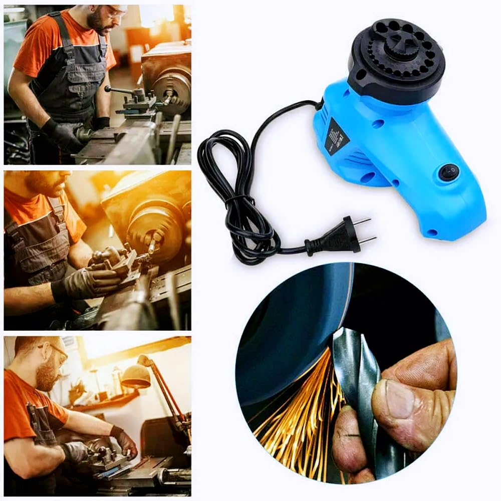 Best Drill Bit Sharpener for Power Drills - Universal 1/8-15/32 Inch Twist Bit Grinder | Perfect for DIY Projects & Professional Workshops