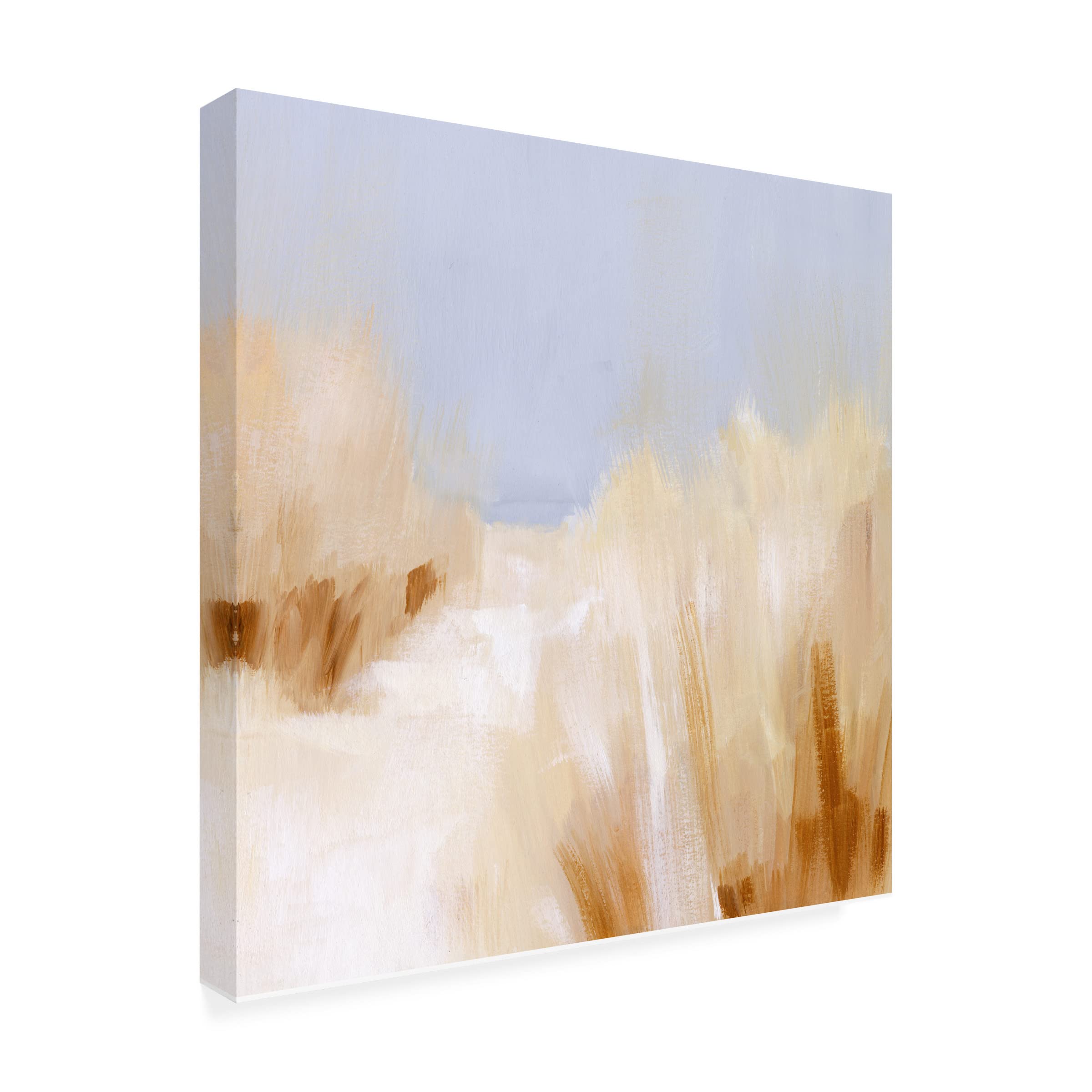 Victoria Borges 'Beach Grass Impression II' Canvas Wall Art Print - Coastal Home Decor for Living Room, Bedroom & Office | Trademark Fine Art Collection