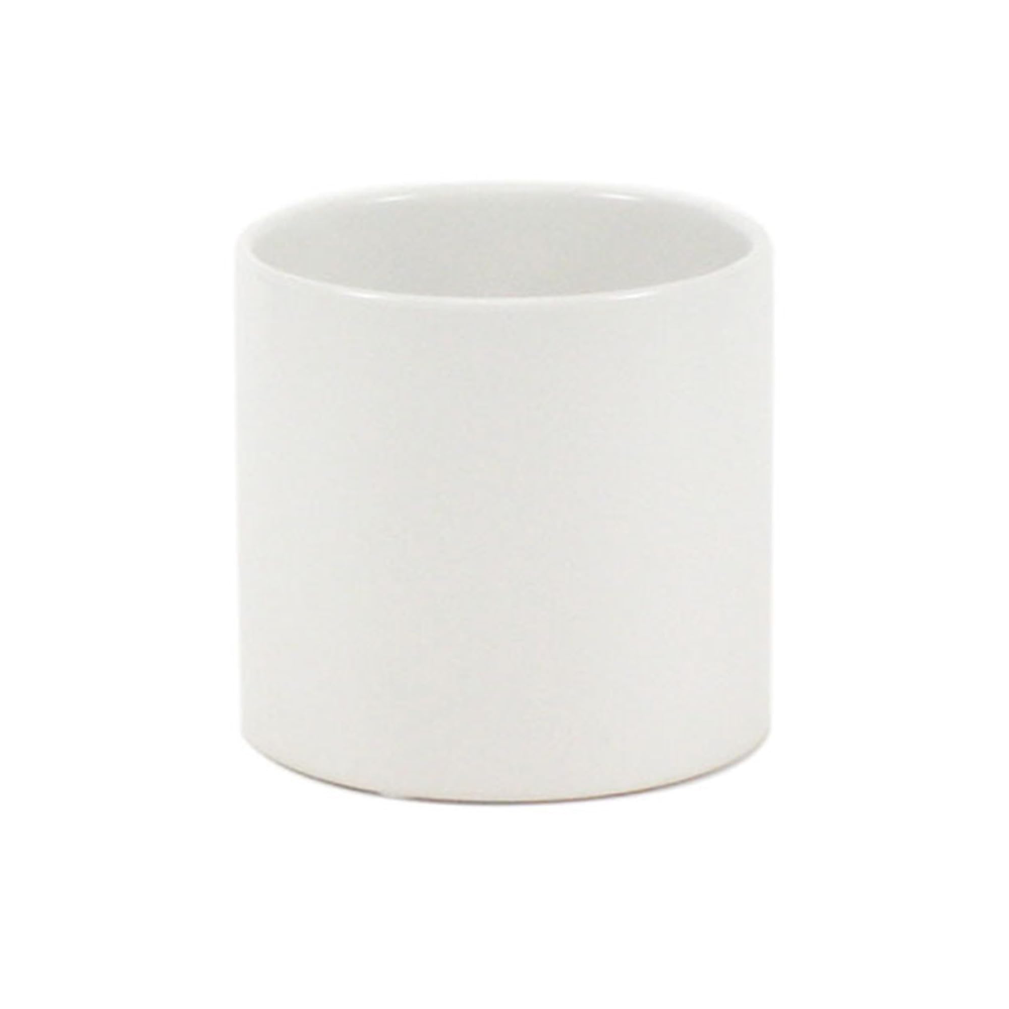 WGVI Matte White Ceramic Cylinder Vase - 5.5