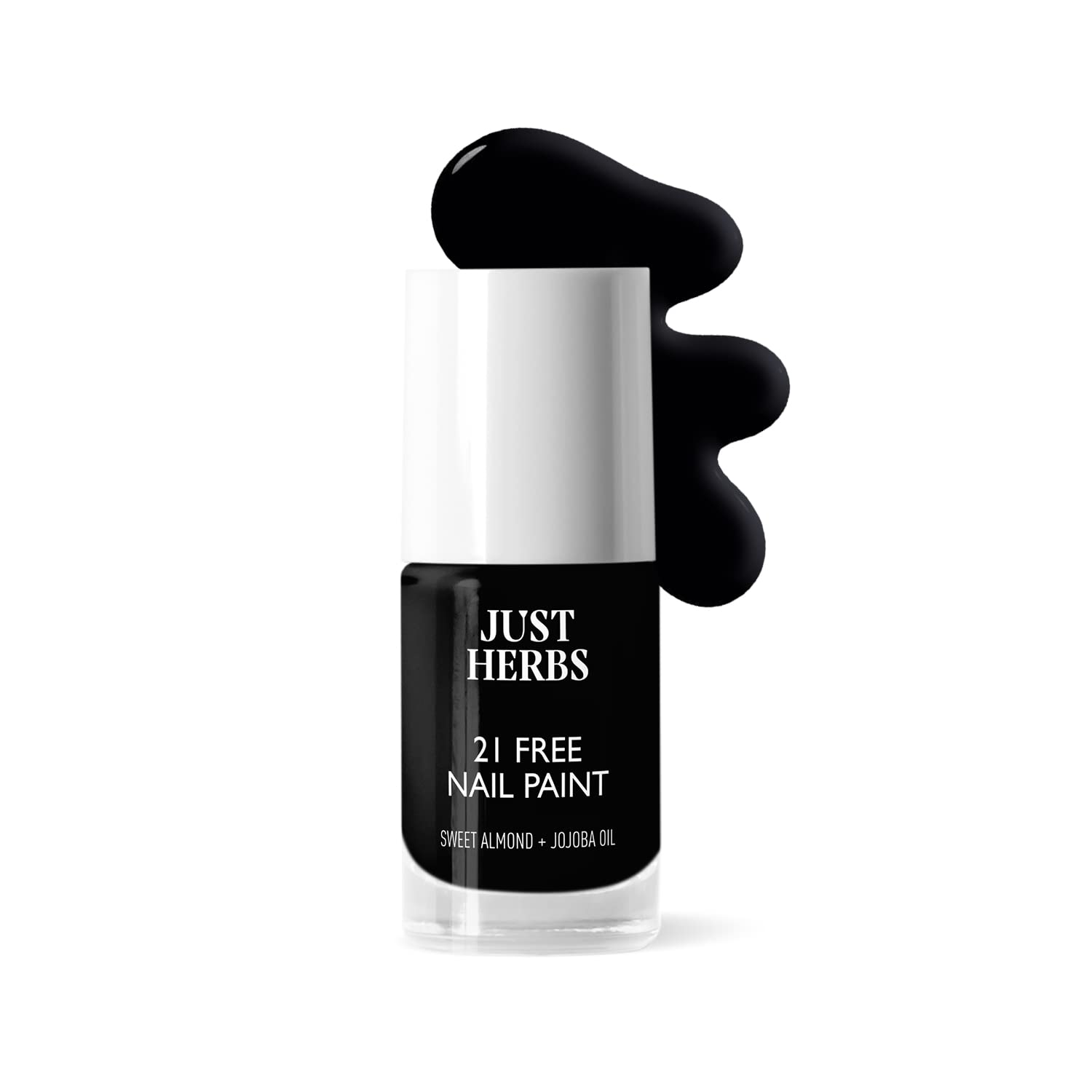 Just Herbs Nail Polish Combo Set - Crystal Clear & Black Berry Shades | Long-Lasting Vegan Nail Enamel for Manicure & Pedicure | Perfect for Daily Wear, Special Occasions & Gift Giving