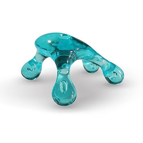 Blue Palm Urchin Massage Tool - Handheld Deep Tissue Massager for Muscle Pain Relief & Relaxation - Perfect for Home, Office & Travel Use