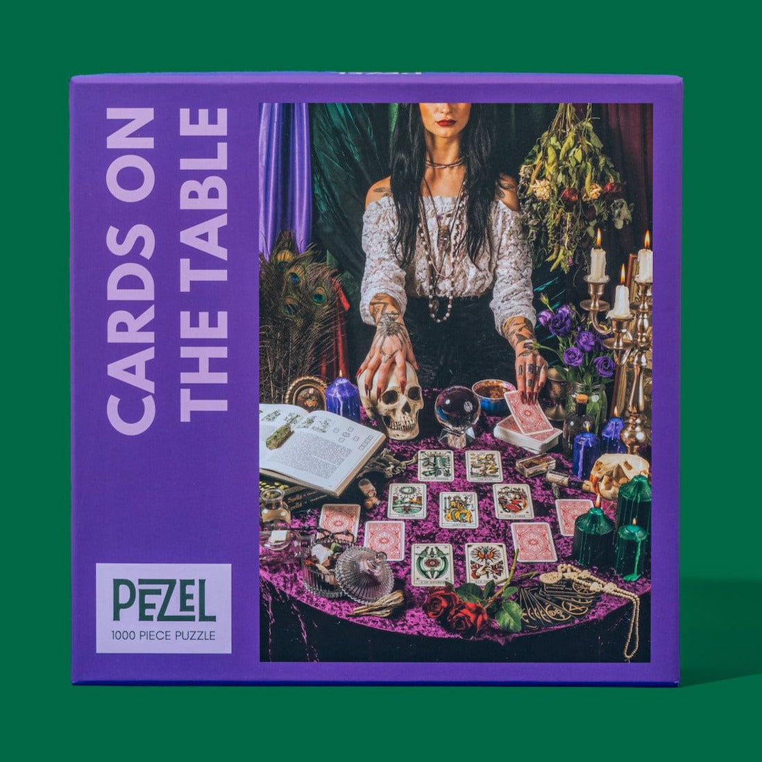 Cards on the Table 1000 Piece Jigsaw Puzzle for Adults - Challenging Card Game Themed Puzzle for Family Game Nights & Relaxation