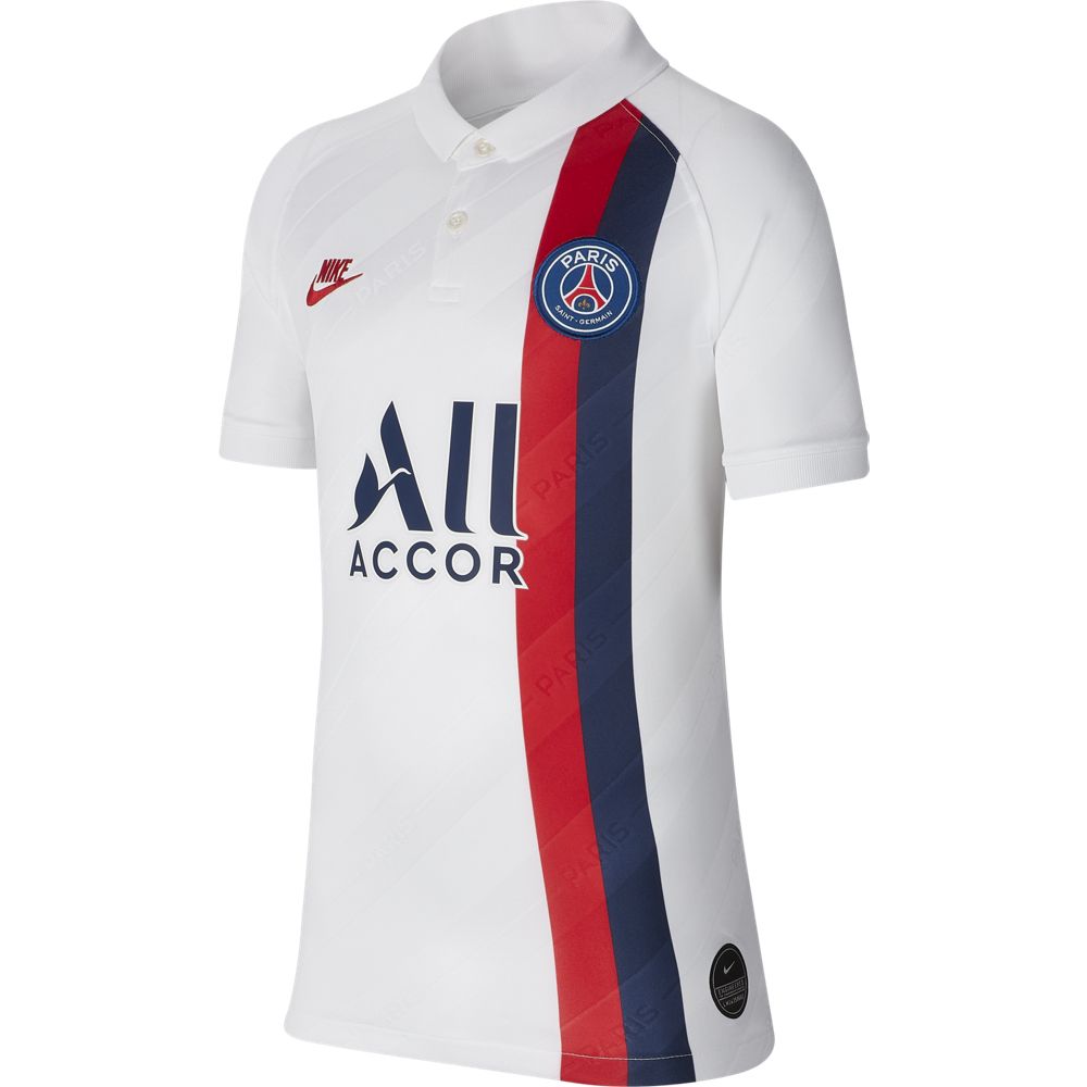 Nike Paris Saint Germain 2019/20 Stadium Third Big Kids' Soccer Jersey - Authentic PSG Away Football Shirt for Youth - Perfect for Matchdays, Training & Fan Support