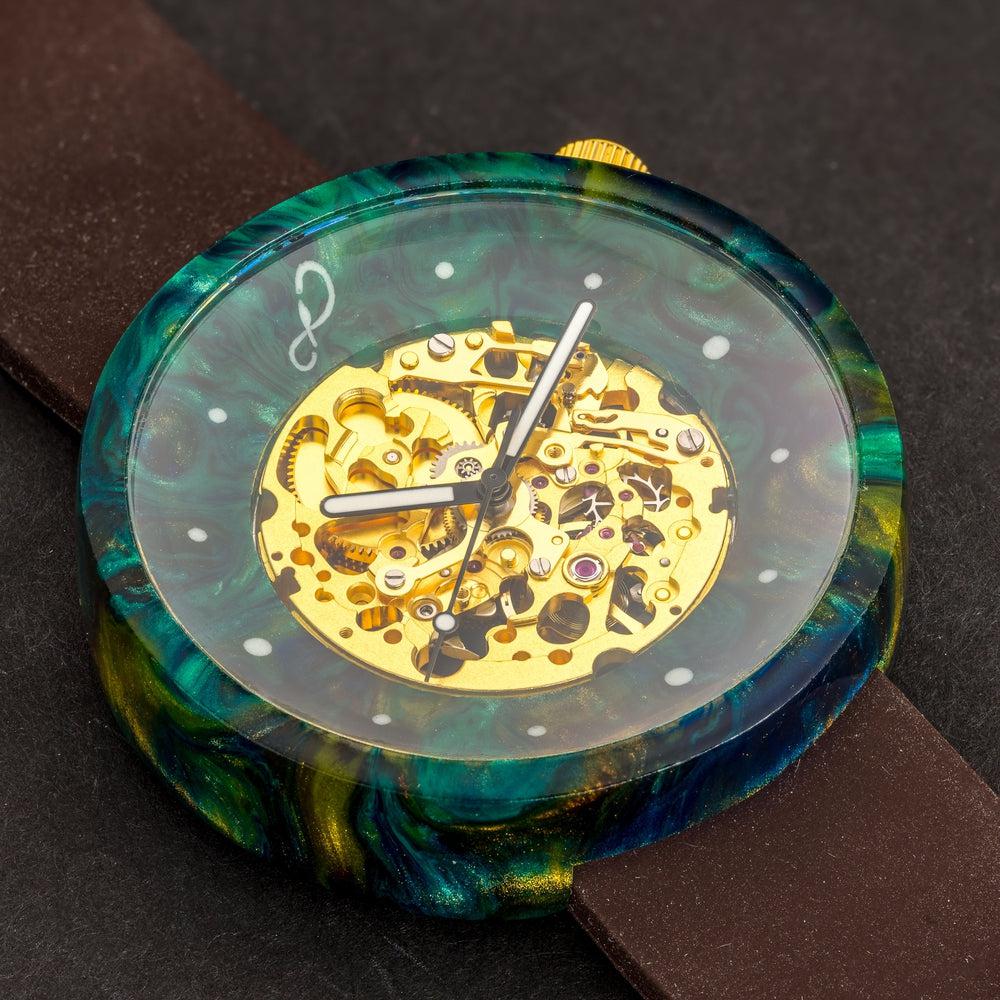 Maker Watch Inc × @micahfinds Revival Copper Patina Watch - Stylish Vintage-Inspired Timepiece for Men & Women | Perfect for Casual Wear, Office & Special Occasions