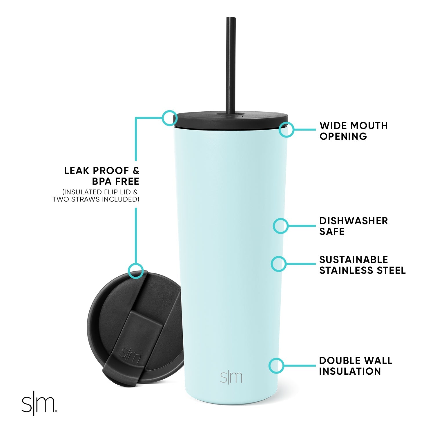 Premium 14oz Classic Stainless Steel Tumbler with Lid - Insulated Travel Mug for Hot & Cold Beverages - Perfect for Coffee, Tea, Water - Ideal for Office, Gym, Camping & Outdoor Activities