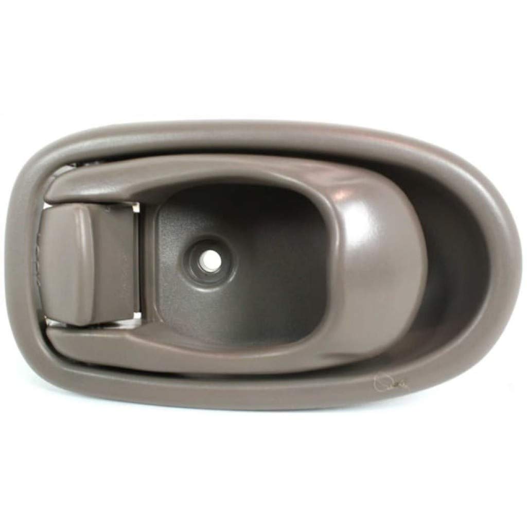 Hyundai Elantra Interior Door Handle with Lock Button - Front or Rear Driver Side Beige Replacement Part (1996-2000 Models) | Compatible with Base/GL/GLS Trims | Perfect for DIY Car Repairs & Interior Upgrades