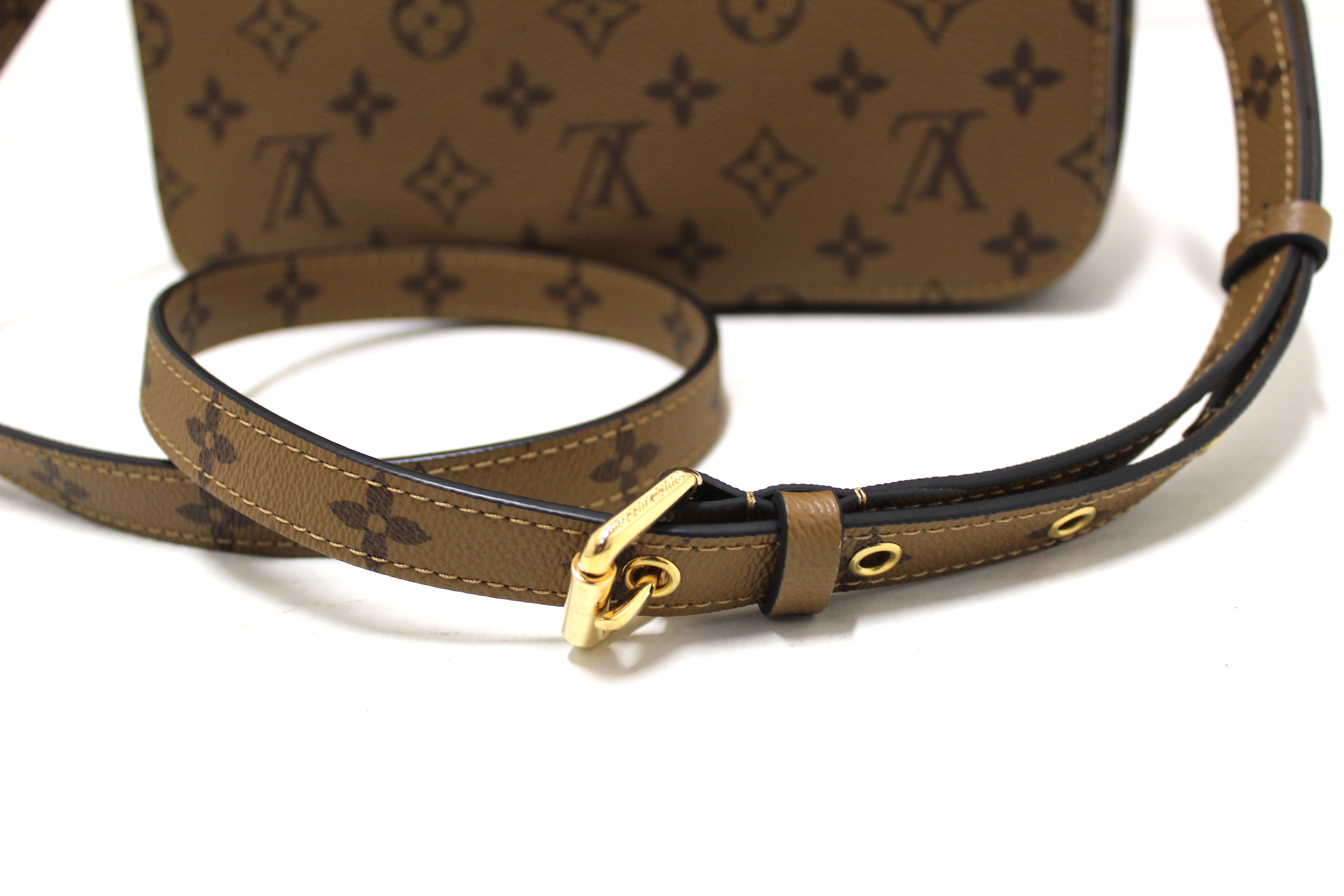 Authentic Louis Vuitton Monogram Reverse Pochette Métis Crossbody Bag - Luxury Designer Handbag for Women, Perfect for Work, Travel & Everyday Use